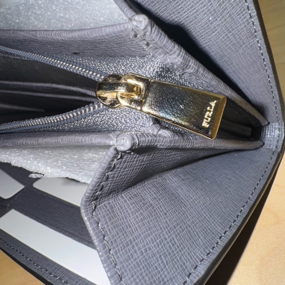 Furla Women's Charcoal Wallet NWOT - Picture 6 of 8